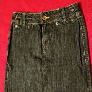 Xhilaration Blue Denim Skirt Girls Sz L (10/12)